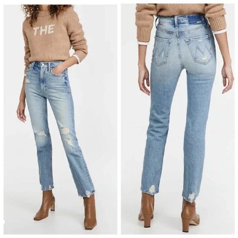 Mother Denim High Waisted Rider Skimp Jeans The Confession Size 28